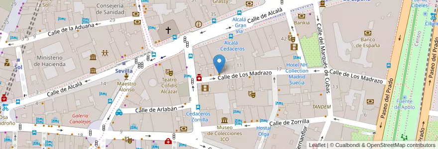 Mapa de ubicacion de Los Pinchitos en 西班牙, Comunidad De Madrid, Comunidad De Madrid, Área Metropolitana De Madrid Y Corredor Del Henares, Madrid.