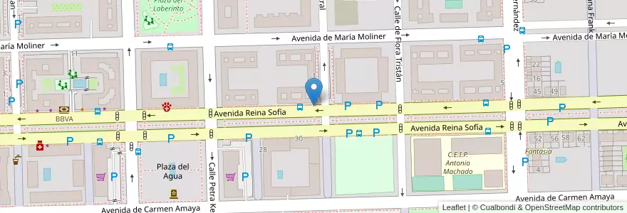 Mapa de ubicacion de Los Pingüinetes en Spain, Community Of Madrid, Community Of Madrid, Área Metropolitana De Madrid Y Corredor Del Henares, Leganés.