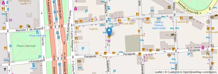 Mapa de ubicacion de Los Remolinos, Retiro en Argentinië, Ciudad Autónoma De Buenos Aires, Comuna 1, Buenos Aires.