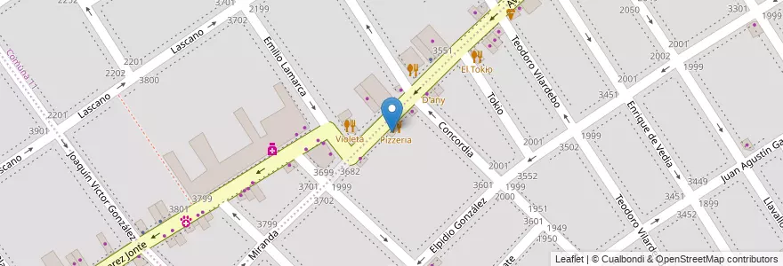 Mapa de ubicacion de Los Rulitos, Villa Santa Rita en Аргентина, Буэнос-Айрес, Буэнос-Айрес, Comuna 11.