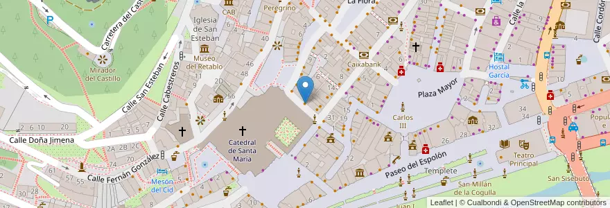 Mapa de ubicacion de Los Toneles Bar Parrilla en Sepanyol, Castilla Y León, Burgos, Alfoz De Burgos, Burgos.