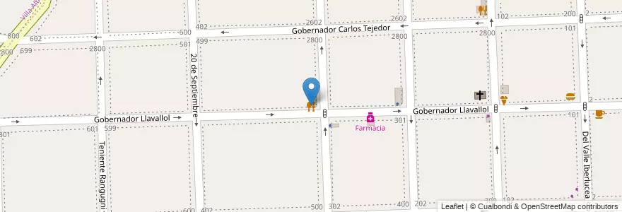 Mapa de ubicacion de Los TRes Leones en الأرجنتين, بوينس آيرس, Partido De Lanús, Lanús Oeste.