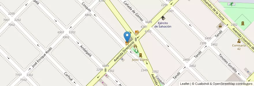 Mapa de ubicacion de Los Tulumbanos, Mataderos en الأرجنتين, Ciudad Autónoma De Buenos Aires, Comuna 9, Buenos Aires.