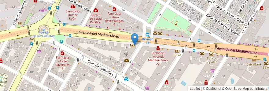 Mapa de ubicacion de Los Viñedos en Spagna, Comunidad De Madrid, Comunidad De Madrid, Área Metropolitana De Madrid Y Corredor Del Henares, Madrid.