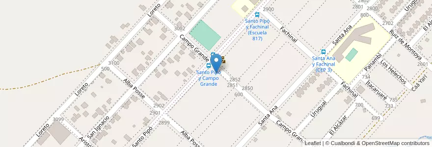 Mapa de ubicacion de Lote 02 en Arjantin, Misiones, Departamento Capital, Municipio De Garupá.