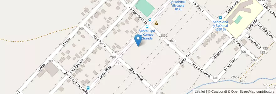 Mapa de ubicacion de Lote 23 en Arjantin, Misiones, Departamento Capital, Municipio De Garupá.