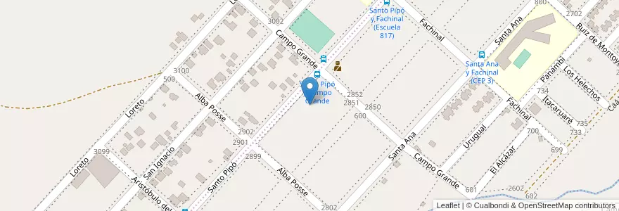 Mapa de ubicacion de Lote 26 en アルゼンチン, ミシオネス州, Departamento Capital, Municipio De Garupá.
