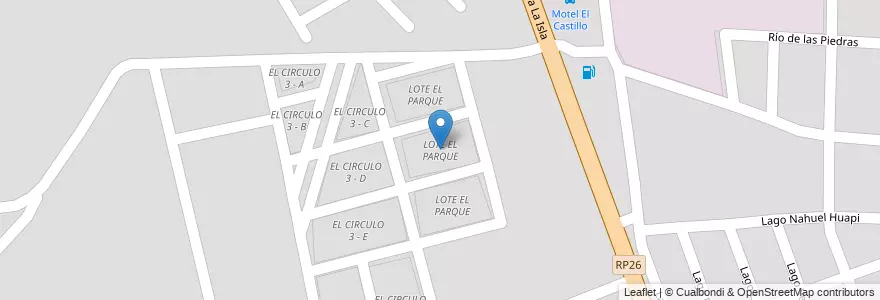 Mapa de ubicacion de LOTE EL PARQUE en Argentinië, Salta, Capital, Municipio De Salta, Salta.