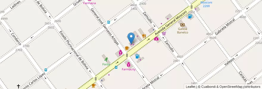 Mapa de ubicacion de Lotería de la Ciudad, Villa Pueyrredon en Argentina, Ciudad Autónoma De Buenos Aires, Comuna 12, Buenos Aires.