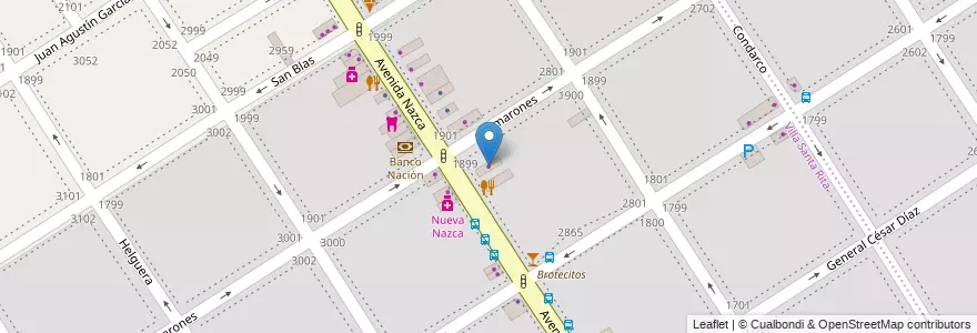 Mapa de ubicacion de Lotería de la Ciudad, Villa Santa Rita en الأرجنتين, Ciudad Autónoma De Buenos Aires, Buenos Aires, Comuna 11.