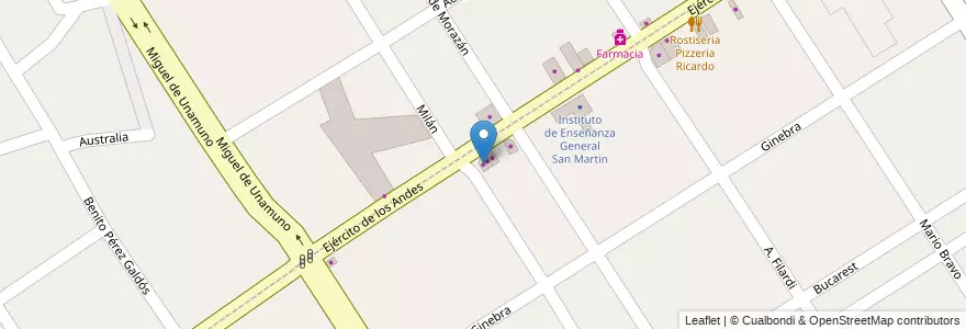 Mapa de ubicacion de Lotería de la Provincia en Argentina, Buenos Aires, Partido De Lomas De Zamora.