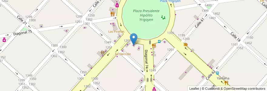 Mapa de ubicacion de Lotería de la Provincia, Casco Urbano en Argentine, Province De Buenos Aires, Partido De La Plata, La Plata.