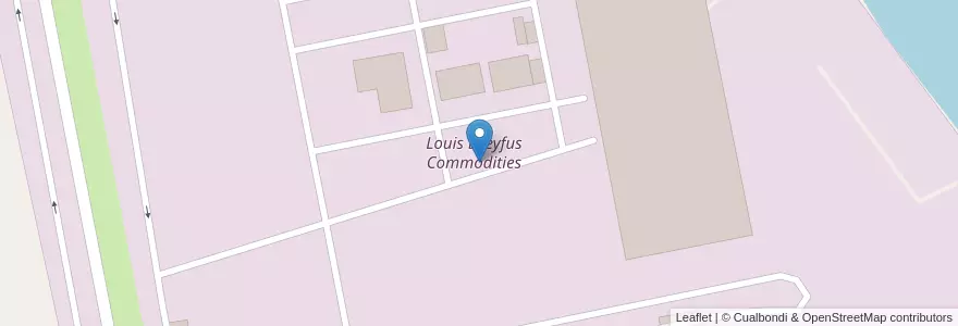 Mapa de ubicacion de Louis Dreyfus Commodities en 아르헨티나, Santa Fe, Departamento San Lorenzo, Municipio De Timbúes.