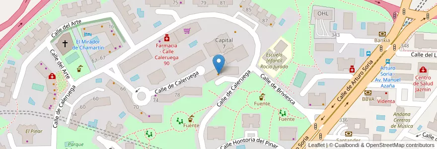Mapa de ubicacion de Lovely's Blue en Sepanyol, Comunidad De Madrid, Comunidad De Madrid, Área Metropolitana De Madrid Y Corredor Del Henares, Madrid.