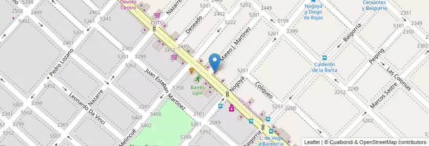 Mapa de ubicacion de Lubri Shop, Villa Devoto en الأرجنتين, Ciudad Autónoma De Buenos Aires, Buenos Aires, Comuna 10.