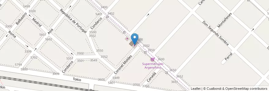 Mapa de ubicacion de Lubri Sport en Argentinië, Buenos Aires, Partido De La Matanza, Isidro Casanova.