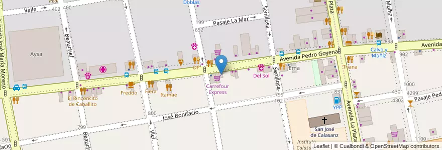 Mapa de ubicacion de Lubricantes, Caballito en アルゼンチン, Ciudad Autónoma De Buenos Aires, ブエノスアイレス, Comuna 6.