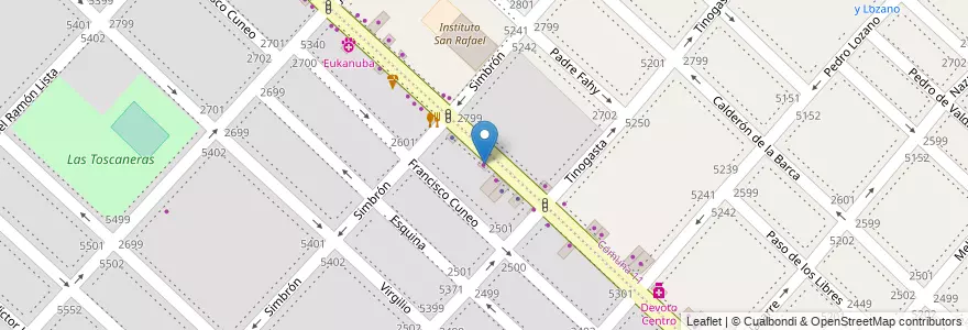 Mapa de ubicacion de Lubricentro Devotoil, Villa Real en Аргентина, Буэнос-Айрес, Буэнос-Айрес, Comuna 10.