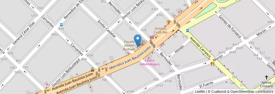 Mapa de ubicacion de Lubricentro Fusco, Velez Sarsfield en الأرجنتين, Ciudad Autónoma De Buenos Aires, Buenos Aires, Comuna 10.