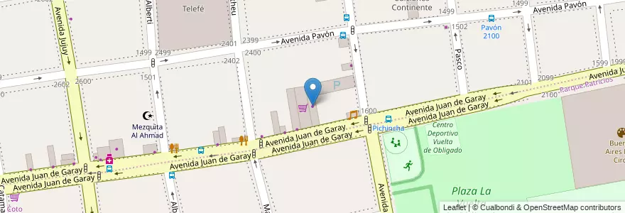 Mapa de ubicacion de Lubricentro, San Cristobal en Аргентина, Буэнос-Айрес, Comuna 3, Буэнос-Айрес.