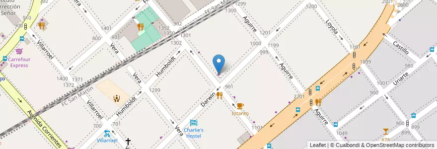 Mapa de ubicacion de Lubricentro, Villa Crespo en آرژانتین, Ciudad Autónoma De Buenos Aires, Buenos Aires, Comuna 15.