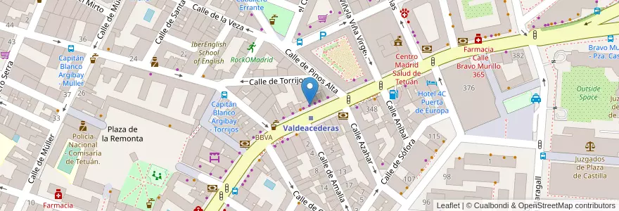 Mapa de ubicacion de Luckia en إسبانيا, منطقة مدريد, منطقة مدريد, Área Metropolitana De Madrid Y Corredor Del Henares, مدريد.