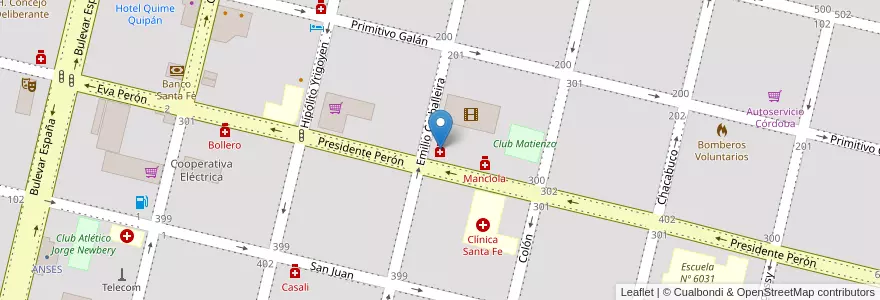 Mapa de ubicacion de Luhaces en الأرجنتين, سانتا في, Departamento General López, Municipio De Rufino.