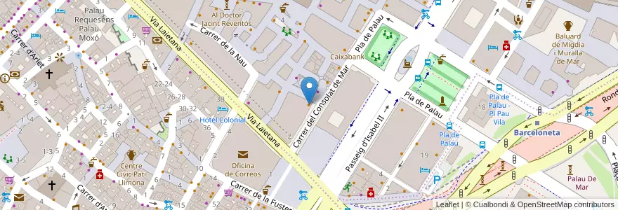 Mapa de ubicacion de Luis Vins en Испания, Каталония, Барселона, Барселонес, Барселона.