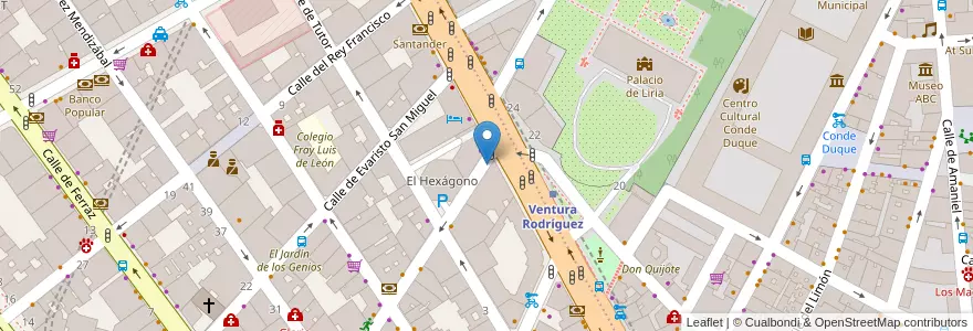 Mapa de ubicacion de LUISA FERNANDA, CALLE, DE,1 en Испания, Мадрид, Мадрид, Área Metropolitana De Madrid Y Corredor Del Henares, Мадрид.
