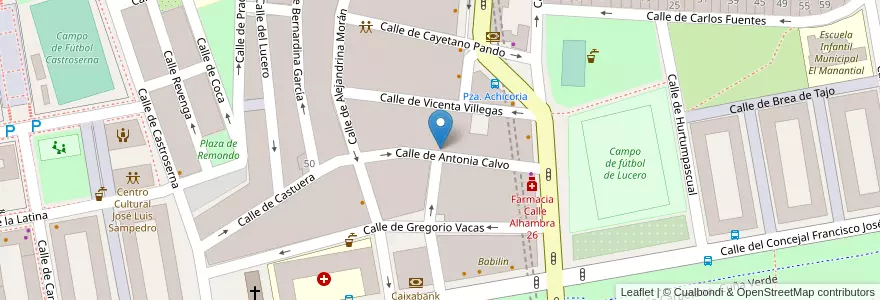 Mapa de ubicacion de Luna Mágica en Испания, Мадрид, Мадрид, Área Metropolitana De Madrid Y Corredor Del Henares, Мадрид.