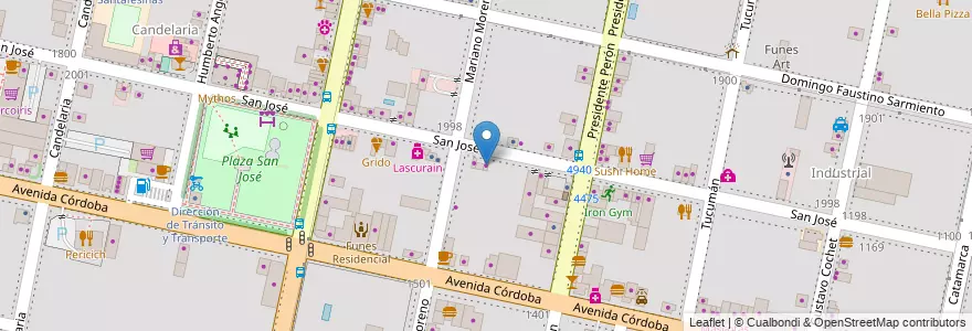 Mapa de ubicacion de Luna Makena en Argentine, Santa Fe, Departamento Rosario, Municipio De Funes, Funes.