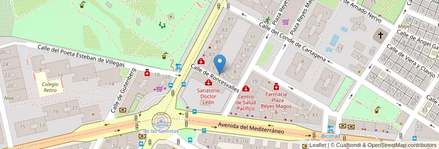 Mapa de ubicacion de Luna Sandra en Spagna, Comunidad De Madrid, Comunidad De Madrid, Área Metropolitana De Madrid Y Corredor Del Henares, Madrid.