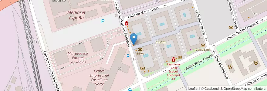 Mapa de ubicacion de Luso en إسبانيا, منطقة مدريد, منطقة مدريد, Área Metropolitana De Madrid Y Corredor Del Henares, مدريد.
