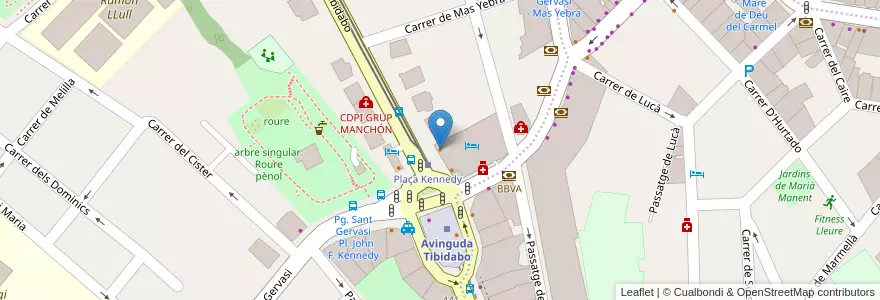 Mapa de ubicacion de Lux&Burg en Spanje, Catalonië, Barcelona, Barcelonès, Barcelona.