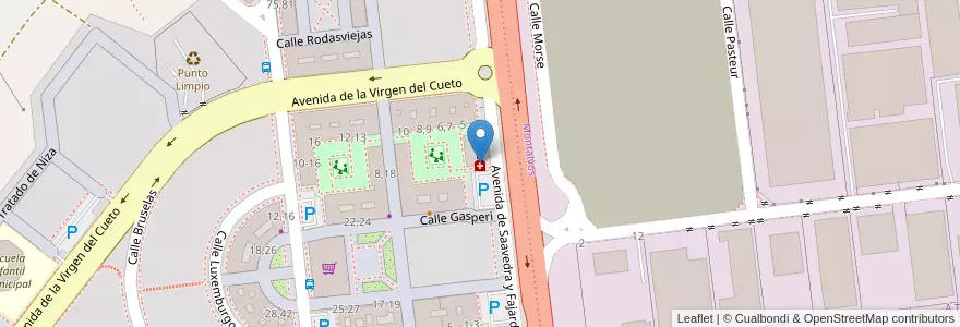 Mapa de ubicacion de Mª Jesús Vicente Rodríguez en Испания, Кастилия И Леон, Саламанка, Campo De Salamanca, Саламанка.