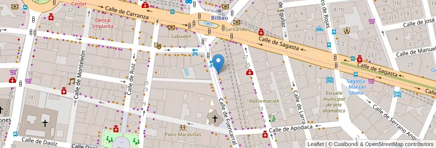 Mapa de ubicacion de MAC - Benotac en 스페인, Comunidad De Madrid, Comunidad De Madrid, Área Metropolitana De Madrid Y Corredor Del Henares, 마드리드.