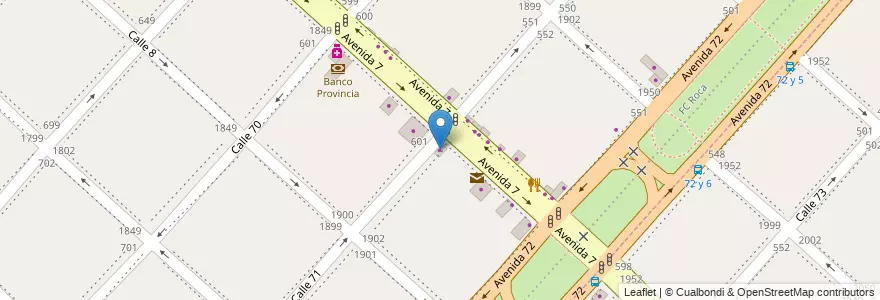 Mapa de ubicacion de Mac Motors, Casco Urbano en Arjantin, Buenos Aires, Partido De La Plata, La Plata.