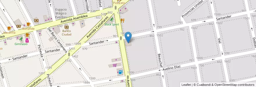 Mapa de ubicacion de Macacha Eventos, Parque Chacabuco en الأرجنتين, Ciudad Autónoma De Buenos Aires, Comuna 7, Buenos Aires.