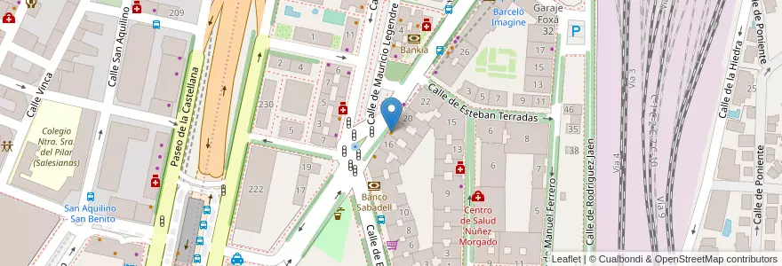 Mapa de ubicacion de Machico en Испания, Мадрид, Мадрид, Área Metropolitana De Madrid Y Corredor Del Henares, Мадрид.