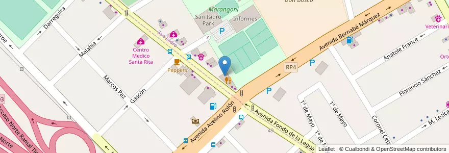 Mapa de ubicacion de Mack Pisos en Argentine, Province De Buenos Aires, Partido De San Isidro, Boulogne Sur Mer.