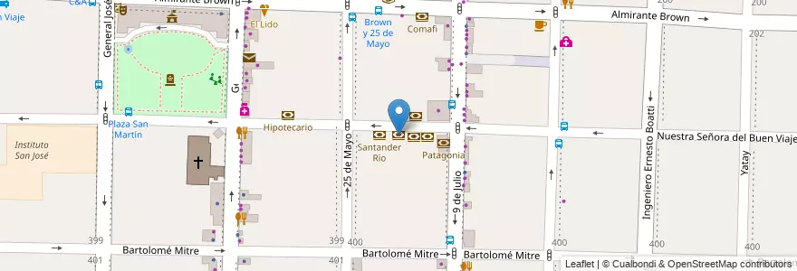 Mapa de ubicacion de Macro en Arjantin, Buenos Aires, Partido De Morón, Morón.