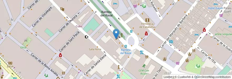 Mapa de ubicacion de Madame Jasmine en Sepanyol, Catalunya, Barcelona, Barcelonès, Barcelona.
