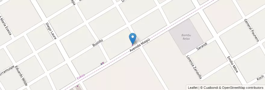 Mapa de ubicacion de Madera Eichelt Hermanos en الأرجنتين, بوينس آيرس, Ezeiza.