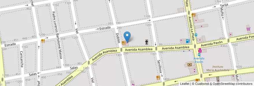 Mapa de ubicacion de Maderas, Parque Chacabuco en Аргентина, Буэнос-Айрес, Буэнос-Айрес.