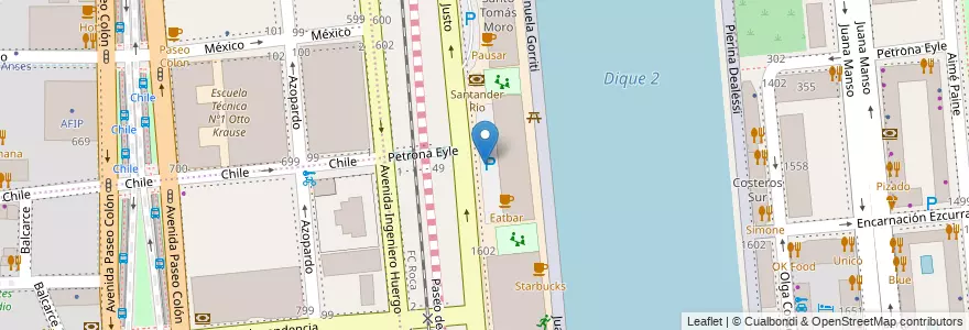 Mapa de ubicacion de Madero UCA, Puerto Madero en Argentina, Autonomous City Of Buenos Aires, Comuna 1, Autonomous City Of Buenos Aires.