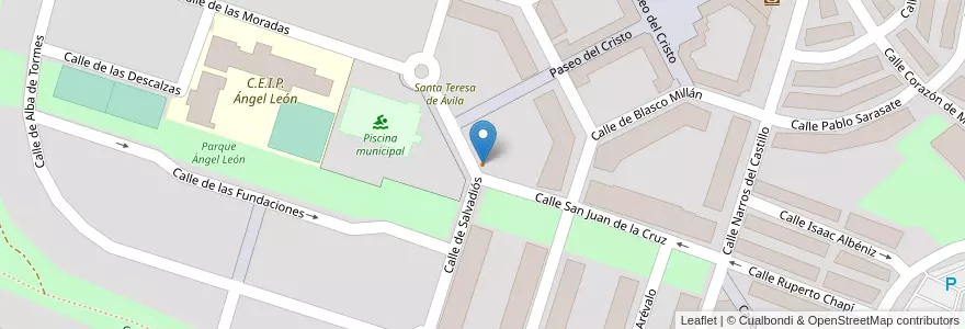 Mapa de ubicacion de Madrigal en Испания, Мадрид, Мадрид, Cuenca Alta Del Manzanares, Colmenar Viejo.