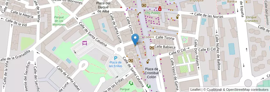 Mapa de ubicacion de MaduK en Spanien, Autonome Gemeinschaft Madrid, Autonome Gemeinschaft Madrid, Área Metropolitana De Madrid Y Corredor Del Henares, Majadahonda.