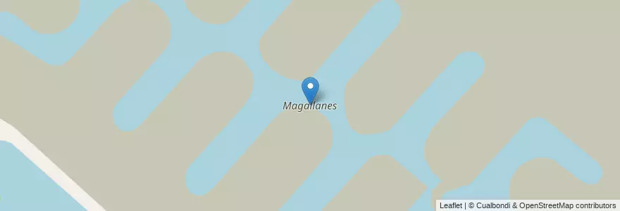Mapa de ubicacion de Magallanes en آرژانتین, استان بوئنوس آیرس, Partido De Berazategui, Hudson.
