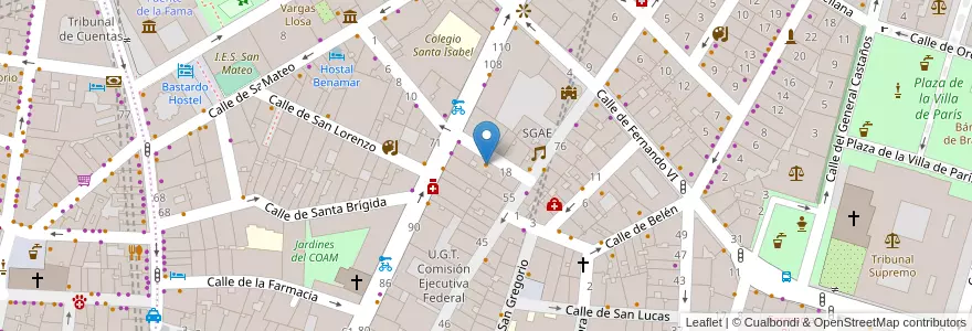 Mapa de ubicacion de Magasand en Испания, Мадрид, Мадрид, Área Metropolitana De Madrid Y Corredor Del Henares, Мадрид.