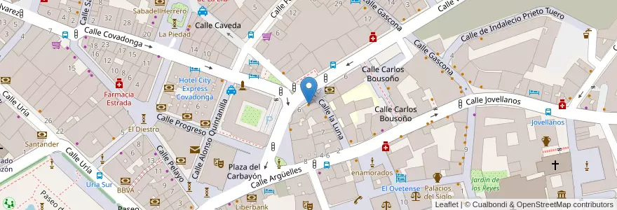 Mapa de ubicacion de Magazine en 스페인, 아스투리아스, 아스투리아스, Oviedo.